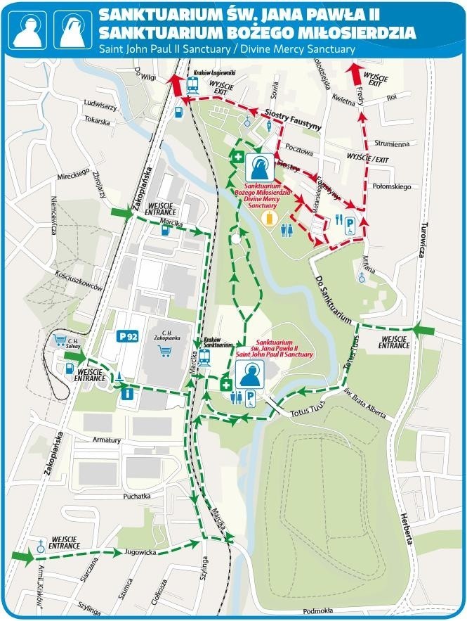 ŚDM. Jak poruszać się po Krakowie? Mapy dla pielgrzymów [ZDJĘCIA]
