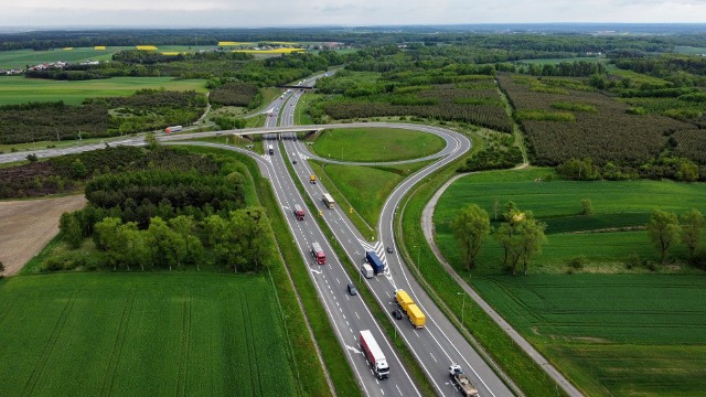 Autostrada A4 - węzeł Strzelce Opolskie.