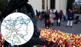 Wszystkich Świętych 2023 w Krakowie – informator: komunikacja, ograniczenia w ruchu, kwesty, pomoc