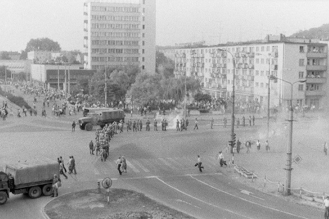 Demonstrację uwiecził na zdjęciach Ireneusz Grzegolec