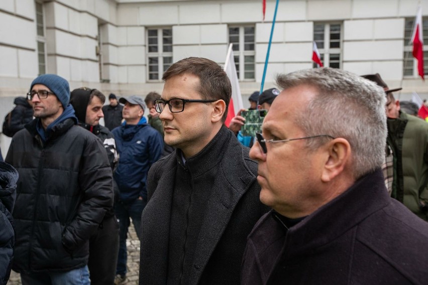 Protest rolników w Bydgoszczy - 20.02.2024.