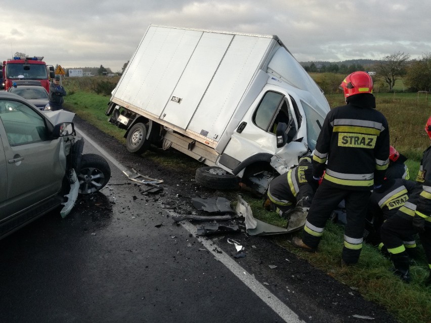 Na drodze w podgrudziądzkim Świerkocinie zderzyły się...