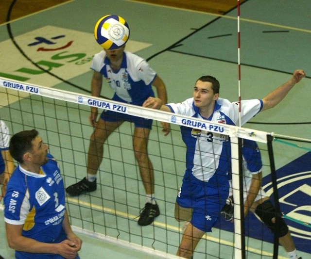 Michał Ruciak (w wyskoku) w barwach Morza Szczecin rozpoczynał swoją karierę.