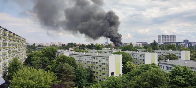 Pożar przy ul. Przedmiejskiej we Wrocławiu 18.06.2023