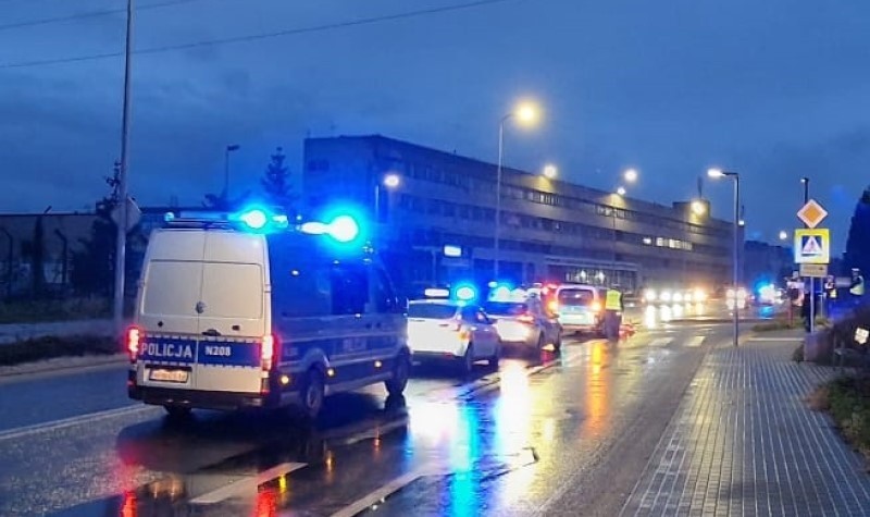 Mężczyzna potrącony na pasach w Gdyni. 13.01.2023 r.