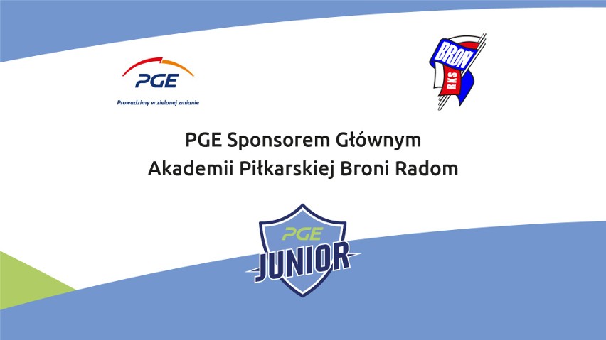 Grupa PGE została głównym sponsorem Akademii Piłkarskiej Broni Radom 