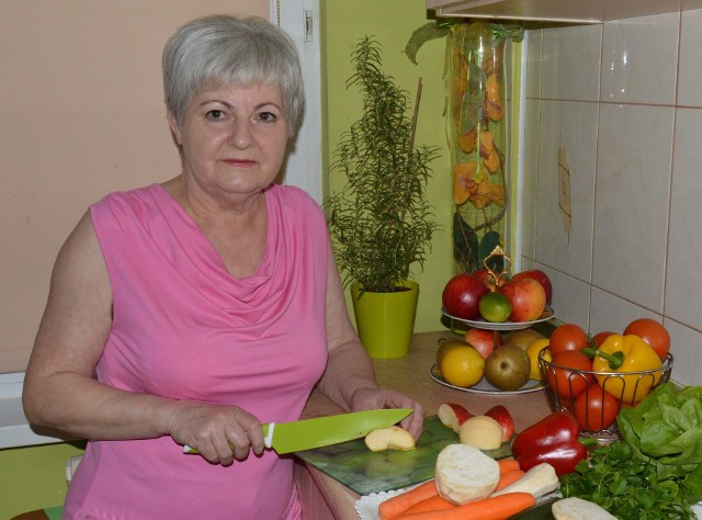 To zdjęcie Jadwigi Smolińskiej zdobiło jej pierwszą książkę kucharską. Za kilka dni sesja zdjęciowa do drugiej edycji książki.