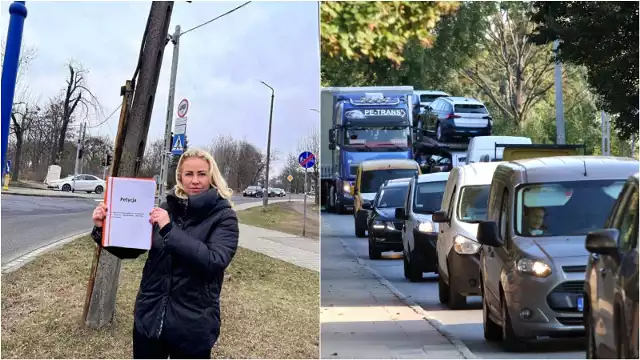 "Tymczasowa sygnalizacja nie tylko nie rozwiązała problemu korków, ale je spotęgowała" - mówi radna osiedla Izabela Bodnar.