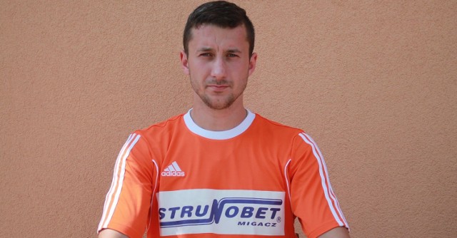 Łukasz Orzeł strzelił gola dla Hetmana w meczu z Klimontowianką.