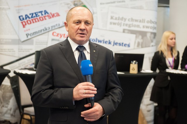 Minister Marek Sawicki był z jednym uczestników spotkania