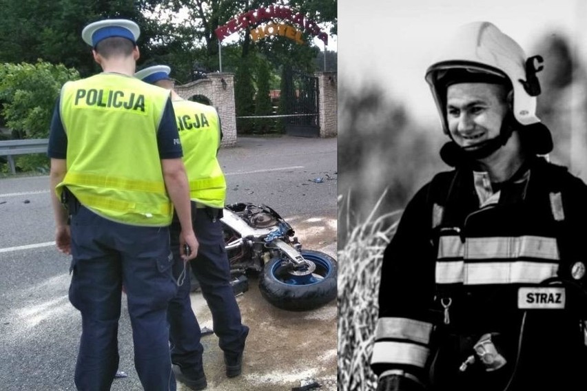 Tragiczny wypadek motocyklisty w Rybniku. Zginął 39-letni strażak