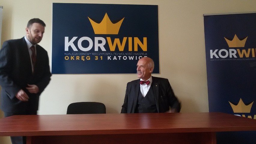 Janusz Korwin-Mikke w Katowicach