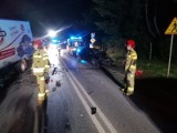 Poważny wypadek w Aleksandrowie Ł. Sprawcą pijany kierowca ZDJECIA