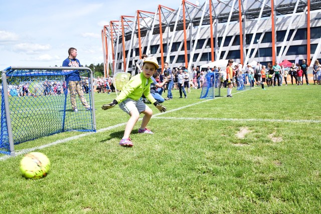 Dzieci opanowały Stadion Miejski w Białymstoku