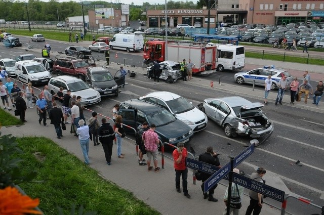 Kraków. Wypadek na Ruczaju