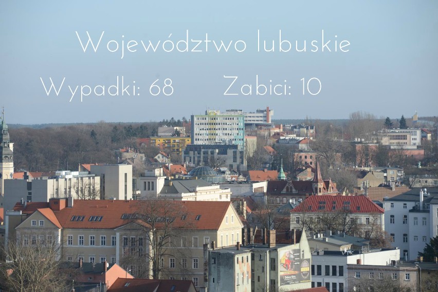 Na 15. miejscu znajduje się województwo lubuskie.