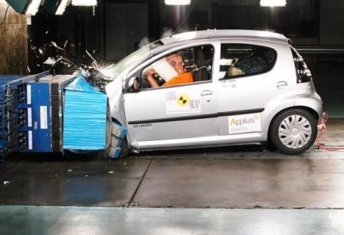 Fot. Euro –NCAP: Citroen C1 osiągnął 4 gwiazdki w ochronie...