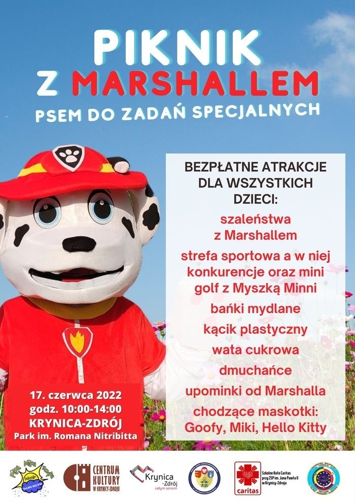 KRYNICA - ZDRÓJ
Piątek - 17 czerwca 
Piknik z Marshallem