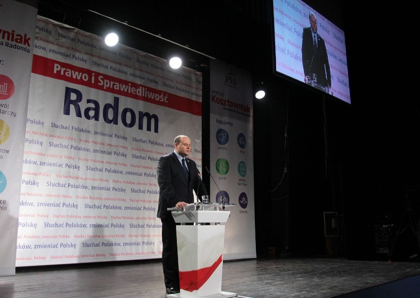 Konwencja wyborcza PiS w Radomiu