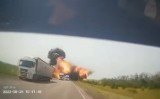Tak wyglądało bombardowanie autostrady, w czasie gdy wagnerowcy jechali na Moskwę - WIDEO