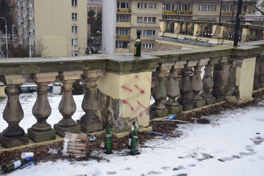 Niszczejące Wzgórze Partyzantów we Wrocławiu