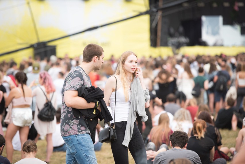 Publiczność Open'er Festivalu w Gdyni.