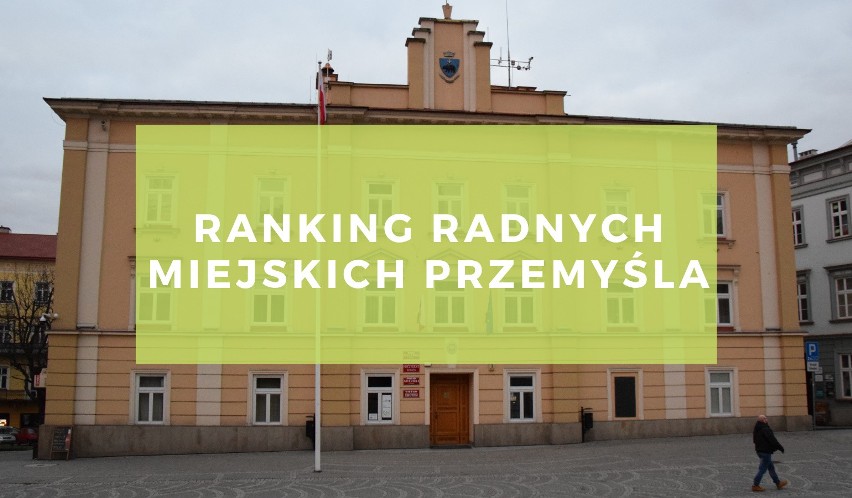 Opracowując ranking radnych miejskich Przemyśla,...