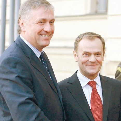 Wczorajsze spotkanie dwóch premierów Donalda Tuska i Mirka Topolanka minęło w przyjaznej atmosferze. Politycy rozmawiali m.in. o tarczy antyrakietowej.