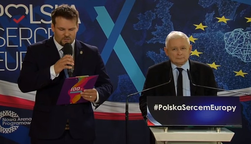 Jarosław Kaczyński z wizytą w Krakowie. Ostre przemówienie