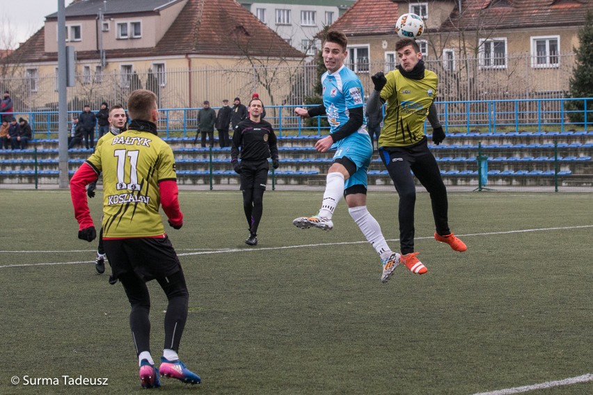 Sparing Błękitnych Stargard z Bałtykiem Koszalin [ZDJĘCIA]