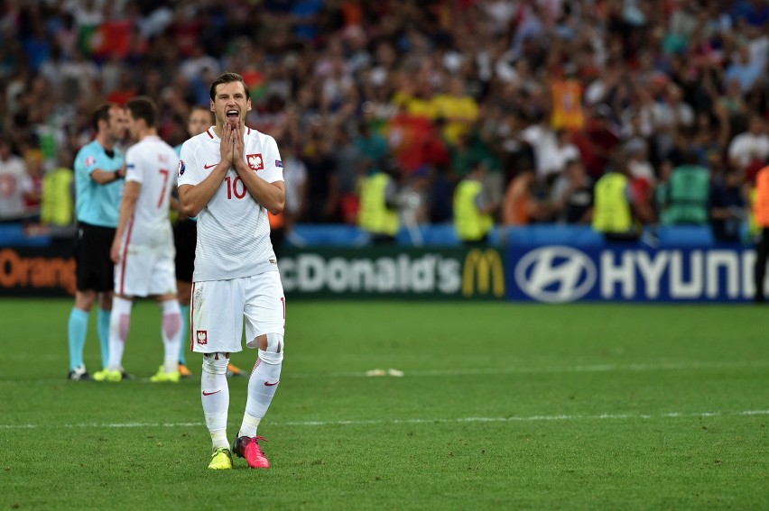 Grzegorz Krychowiak podczas Euro 2016. To właśnie w trakcie...