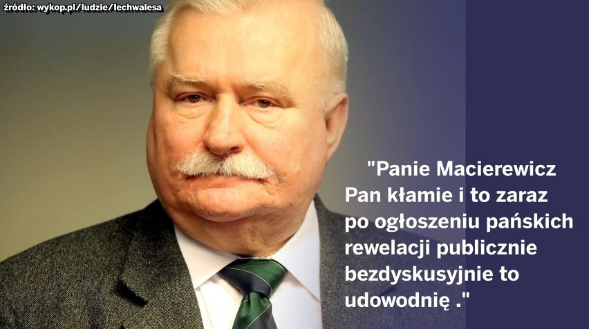 Lech Wałęsa komentuje sprawę teczki na wykop.pl