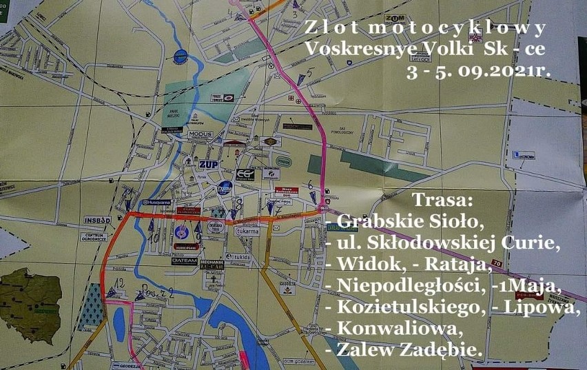 Ogólnopolski Zlot Motocyklistów już w ten weekend w Skierniewicach. Kilkaset maszyn przejedzie ulicami miasta