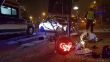 Wypadek na Zgierskiej. Kierowca forda uderzył w latarnię. Ranni [ZDJĘCIA, FILM]