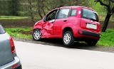 Dwa samochody osobowe zderzyły się na drodze w Jodłowniku