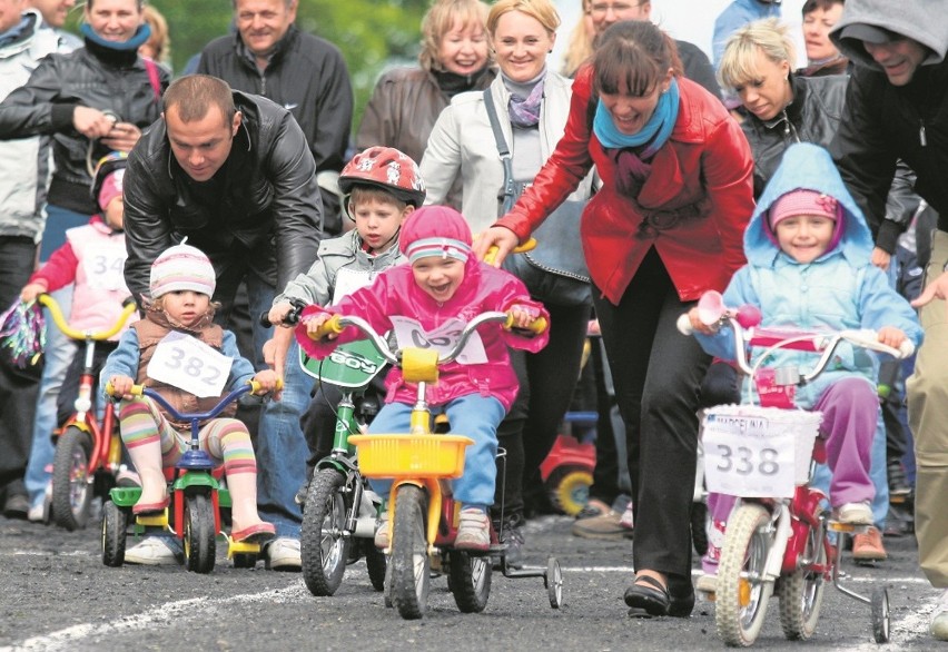W naszych zawodach rowerkowych udział mogą wziąć dzieci od...