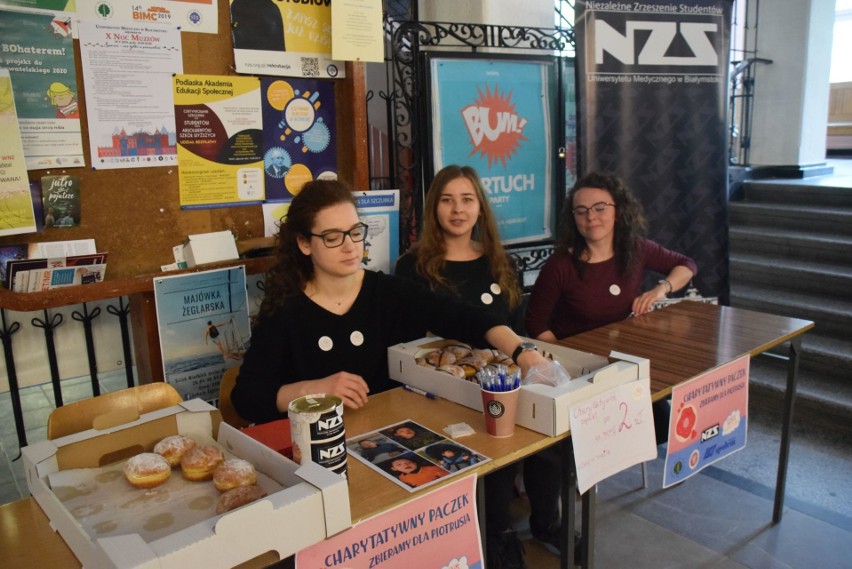 NZS Dzieciom. Studenci sprzedają pączki i zbierają pieniądze na leczenie Piotra Łuckiewicza. Dołącz do nich! [ZDJĘCIA, WIDEO]