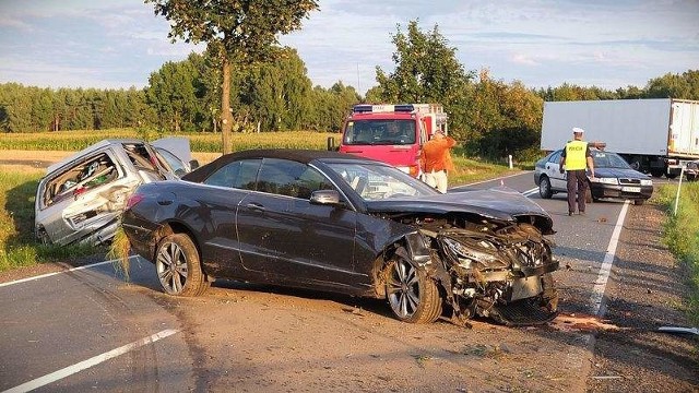 Droga pod Człuchowem od godz. 18.30 do 21.30 była zablokowana. Policjanci wyznaczyli objazdy.