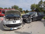 Zderzenie aut w Pawłowicach. Kierowca wymusił pierwszeństwo