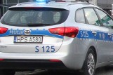 Wypadek z motorowerem w Piaskach