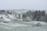 Zima w maju. Pod Tatrami zrobiło się biało. W górach śnieżyca...