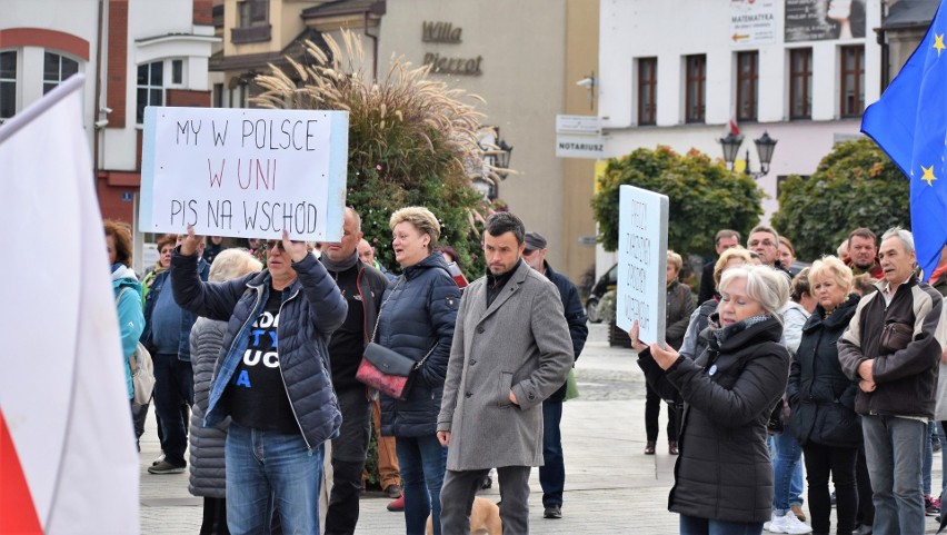 Rynek w Oświęcimiu był areną manifestacji KOD.