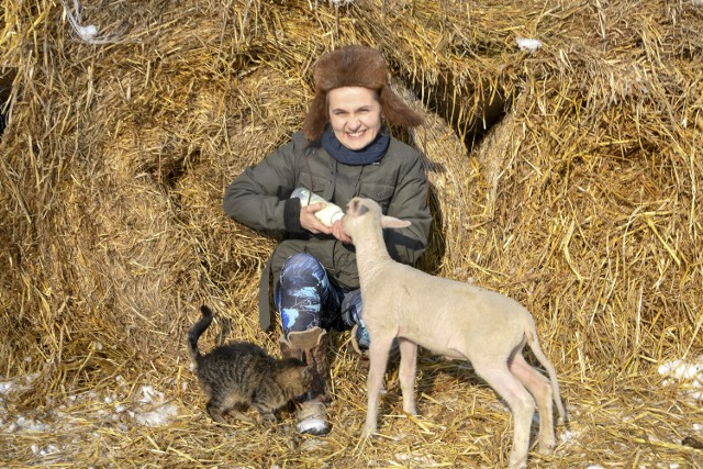 Justyna Majcher, właścicielka Gospodarstwa Kwaśne Wiśnie ze Starej Olszówki w gminie Wodzisław