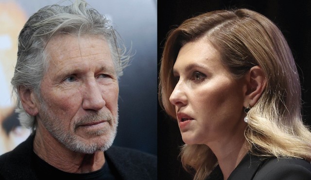 Roger Waters i Ołena Zełenska