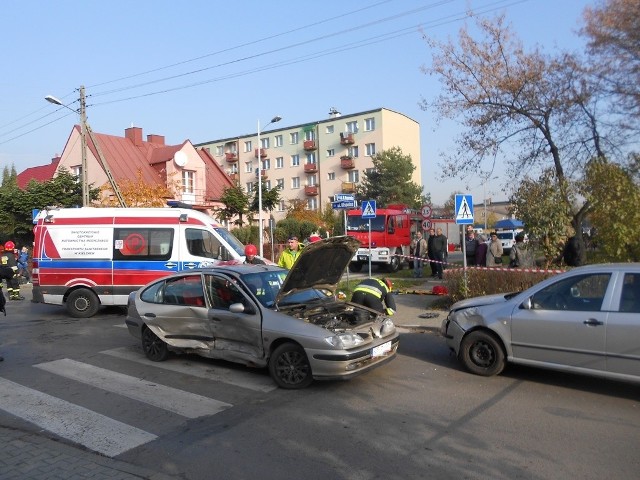 Na miejscu wypadku w Ostrowcu