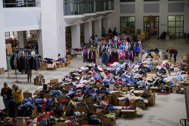 W Międzynarodowym Centrum Spotkań Młodzieży, Centrum Targowym PARK, Hotelu Kopernik i Kampingu Tramp przebywa ponad 300 uchodźców z Ukrainy. fot. Grzegorz Olkowski