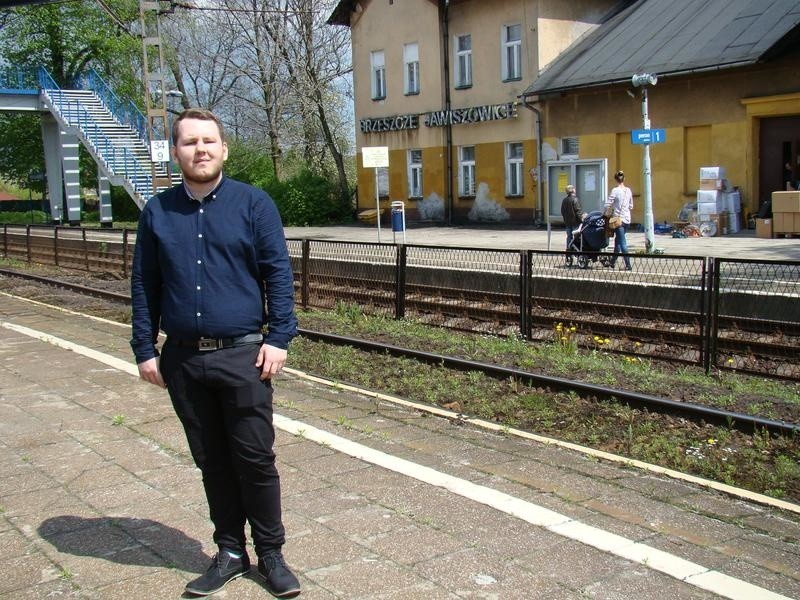 Dworzec kolejowy w Brzeszczach