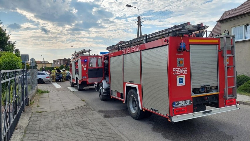 Wypadek w Wejherowie - zderzyły się trzy auta 9.06.2022. Kierowca BMW nie zatrzymał się na znaku stop