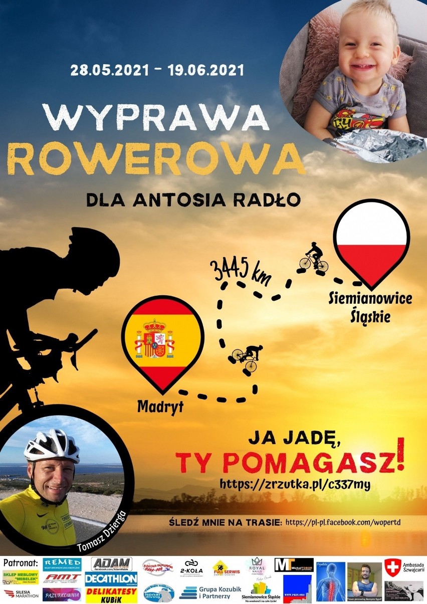 Tomasz Dzierga wybiera się w podróż rowerową do Madrytu,...