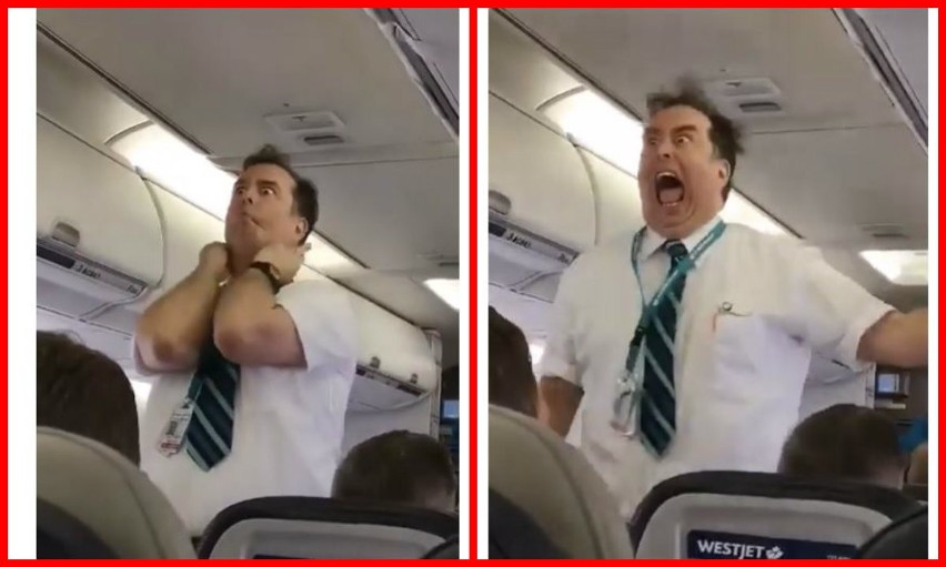 Na pokładzie samolotu pasażerowie zawsze muszą wysłuchać...